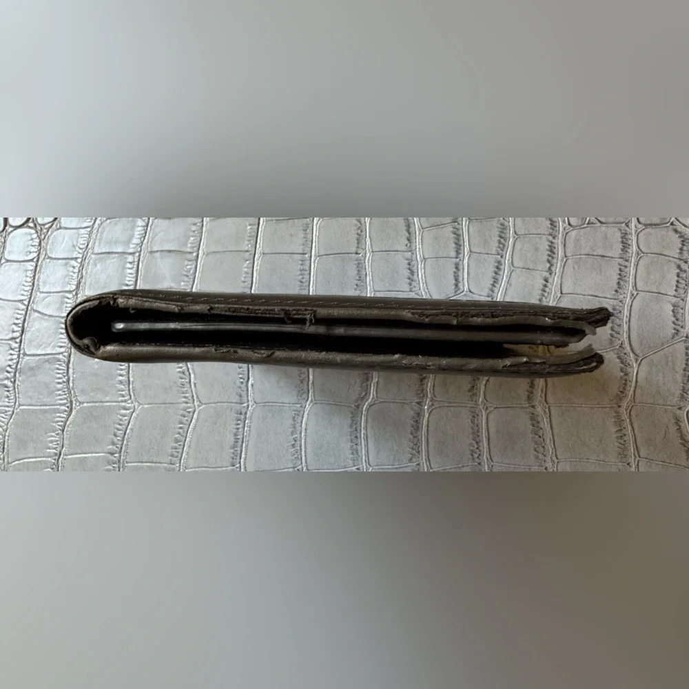 Fossil Black Leather Card Holder
